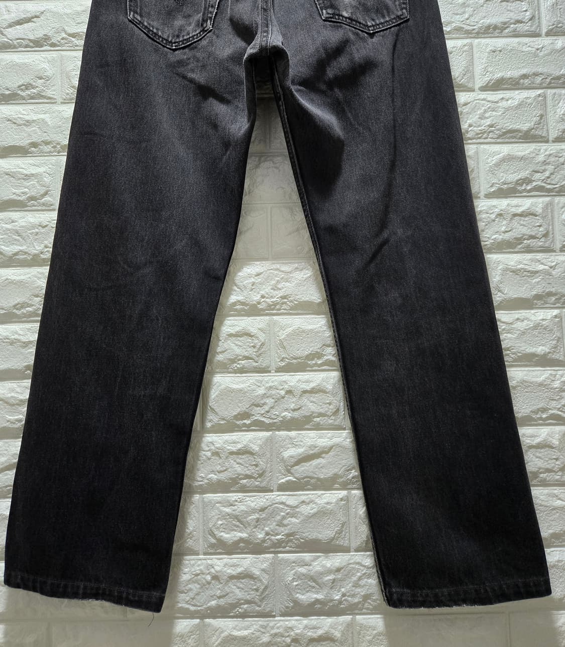 리바이스 501 Made in USA 흑청 데님팬츠 31~32 상품이미지8