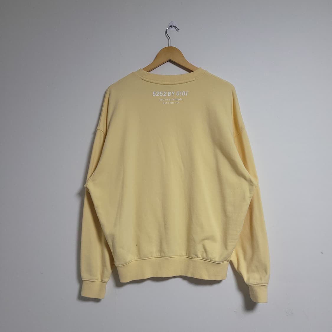 (F) OIOI 오아이오아이 옐로우 맨투맨 상품이미지4