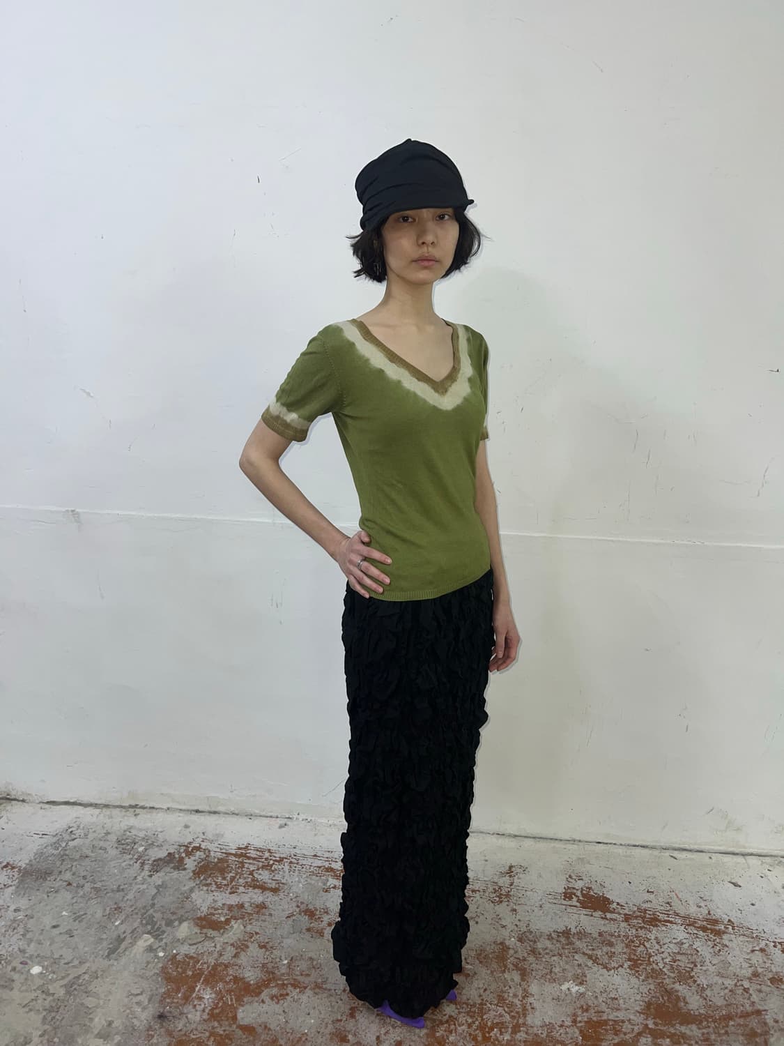 MaxMara막스마라 타이다이 브이넥 니트 가디건 세트 상품이미지10