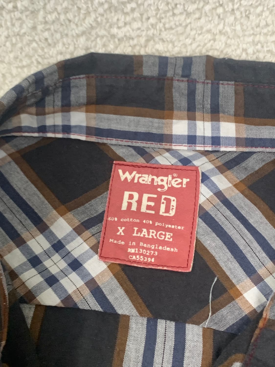 WRANGLER 레드텍 셔츠 상품이미지2