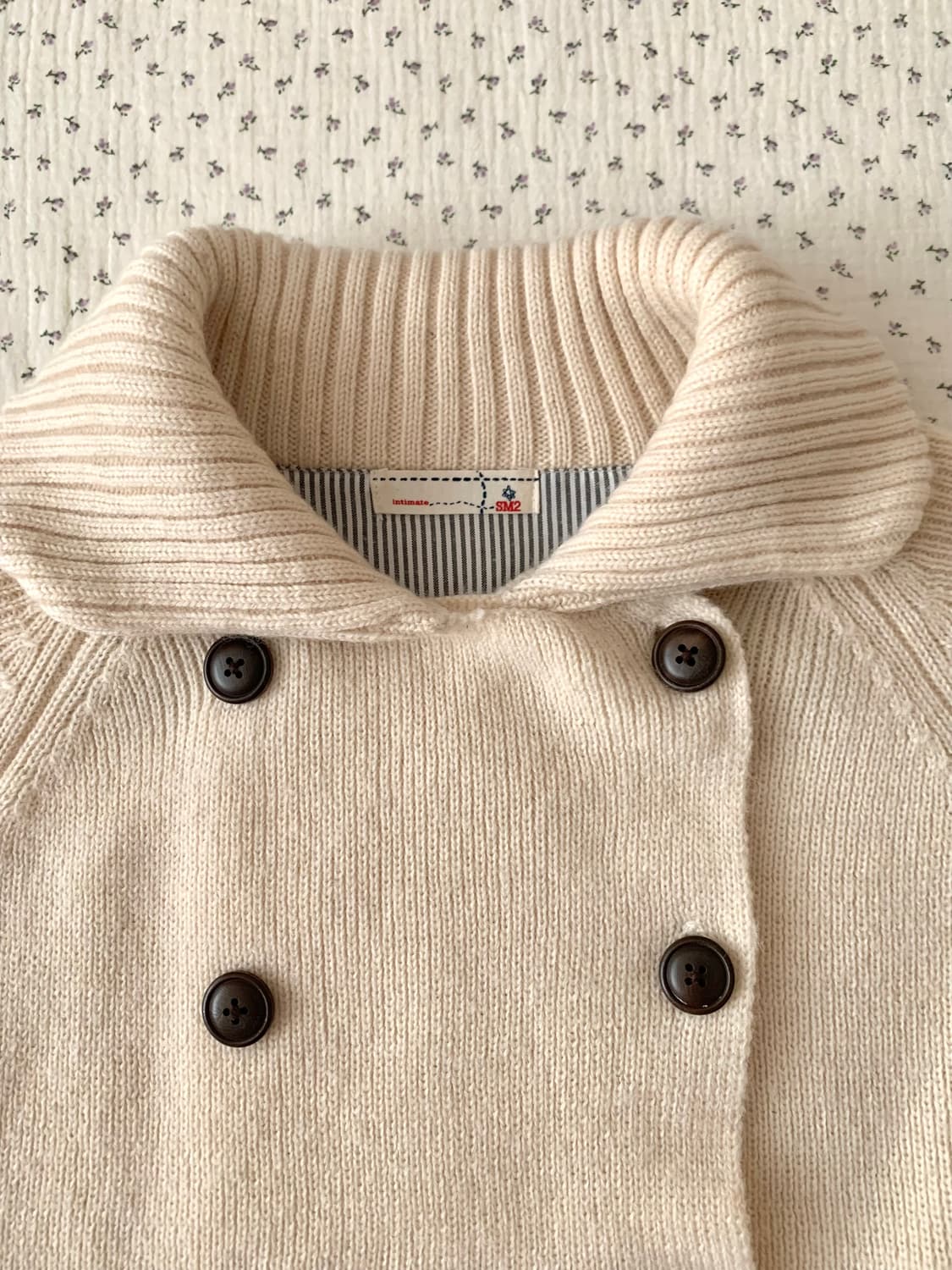 SM2 더블 단추 프레피 가디건 상품이미지2