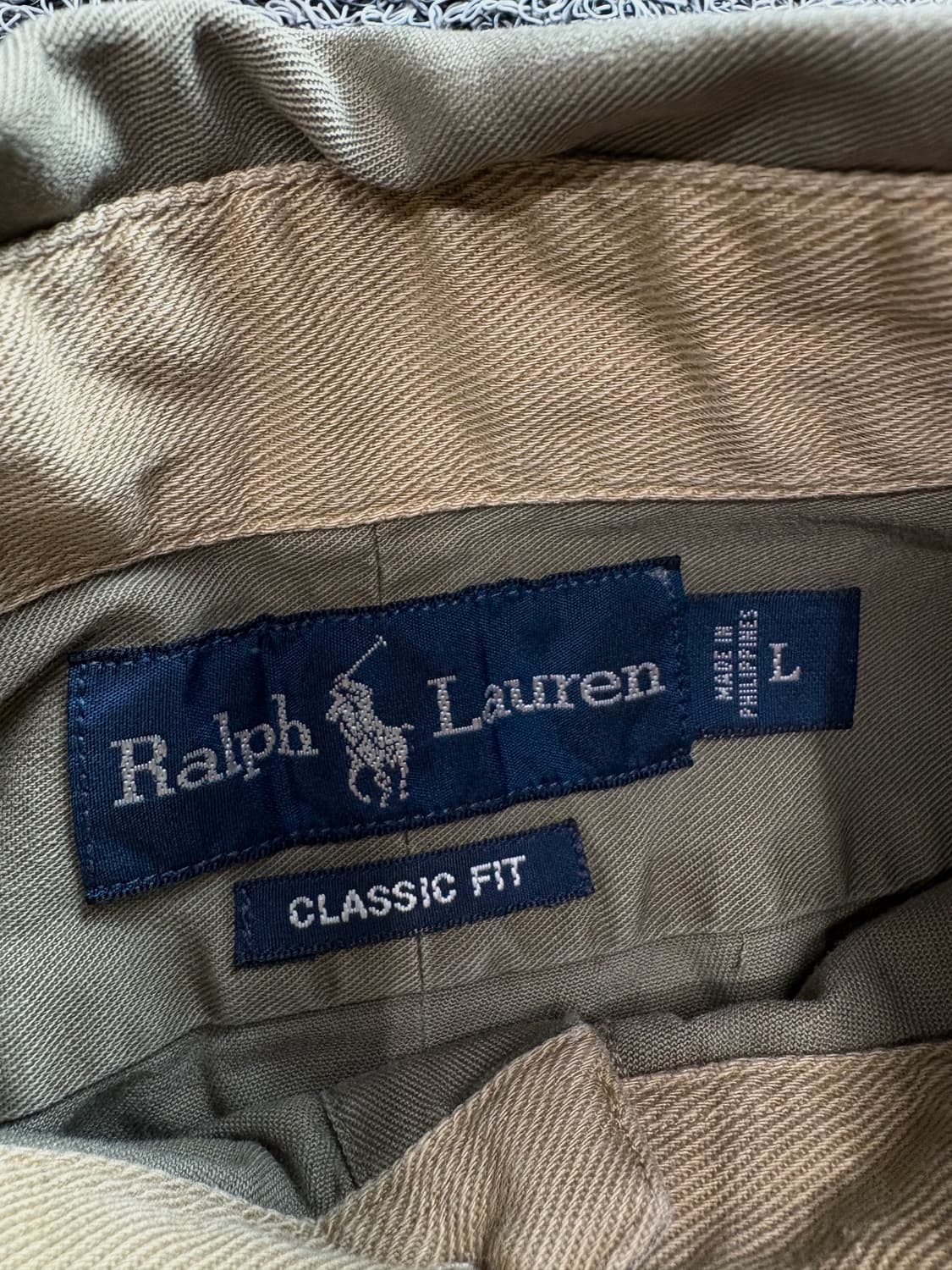 폴로 랄프로렌 엘보 패치 솔리드 셔츠 3076 상품이미지3