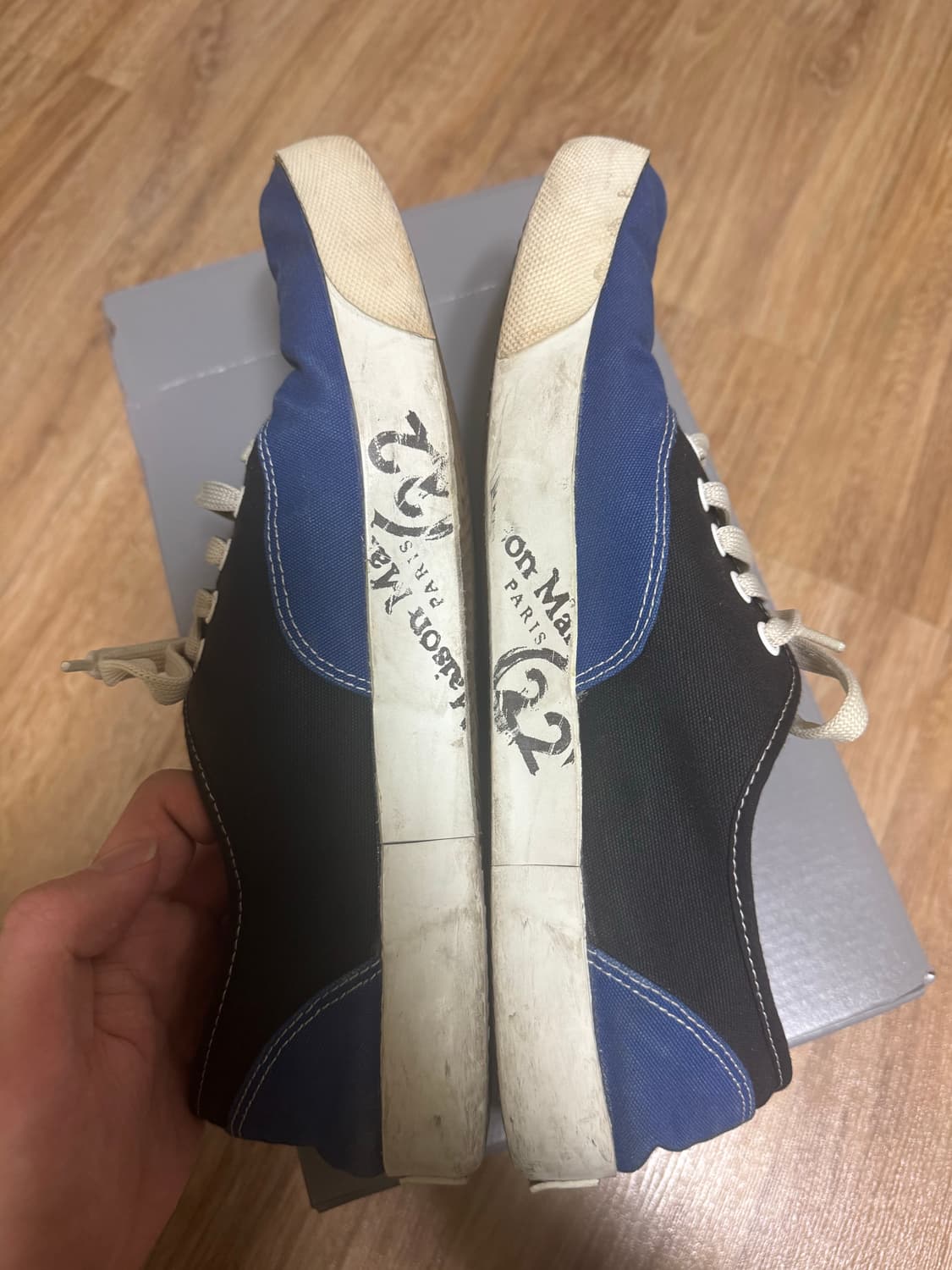 (44) 마르지엘라 타비 스니커즈 블루블랙 상품이미지3