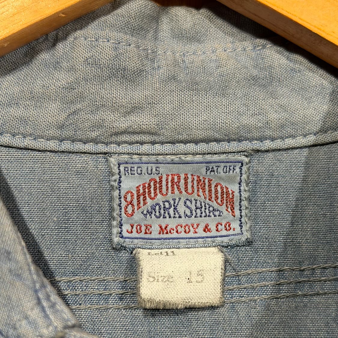 조맥코이 리얼맥코이 샴브레이 데님 셔츠 15 상품이미지2