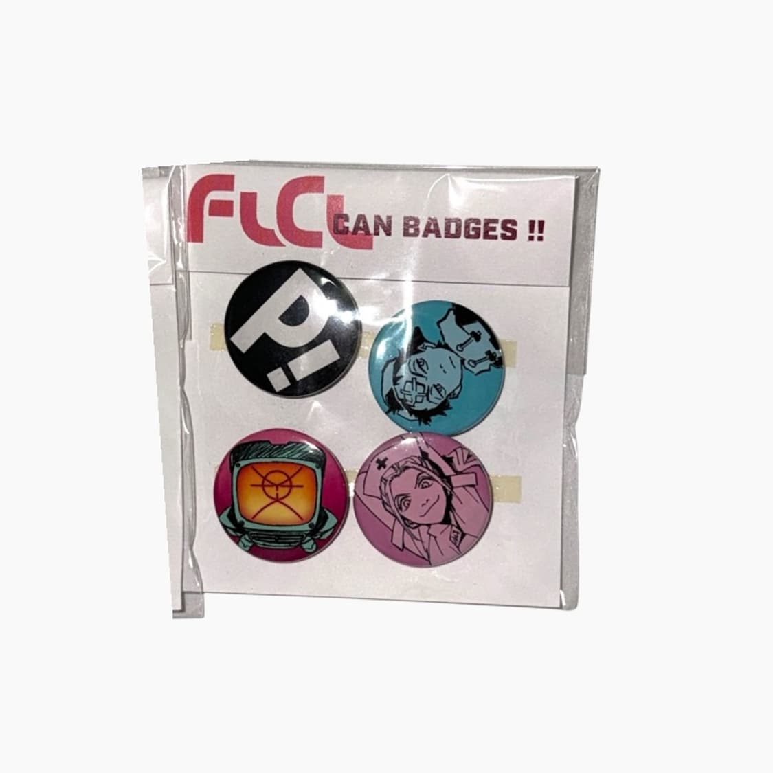 프리크리 FLCL 캔뱃지 4종 세트 C 상품이미지1