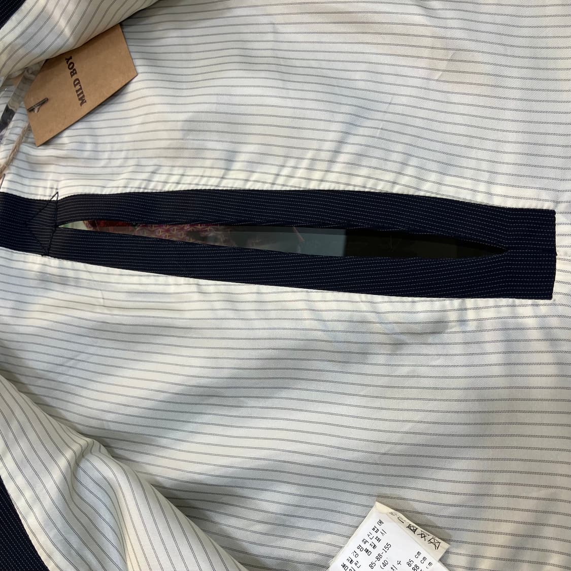 엠포리오 아르마니 핀스트라이프 블레이저 40 상품이미지6