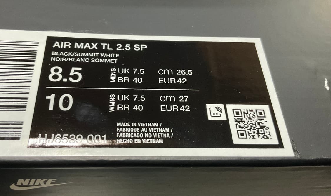 나이키  꼼데가르송 옴므 플러스 에어맥스 TL 2.5 상품이미지9