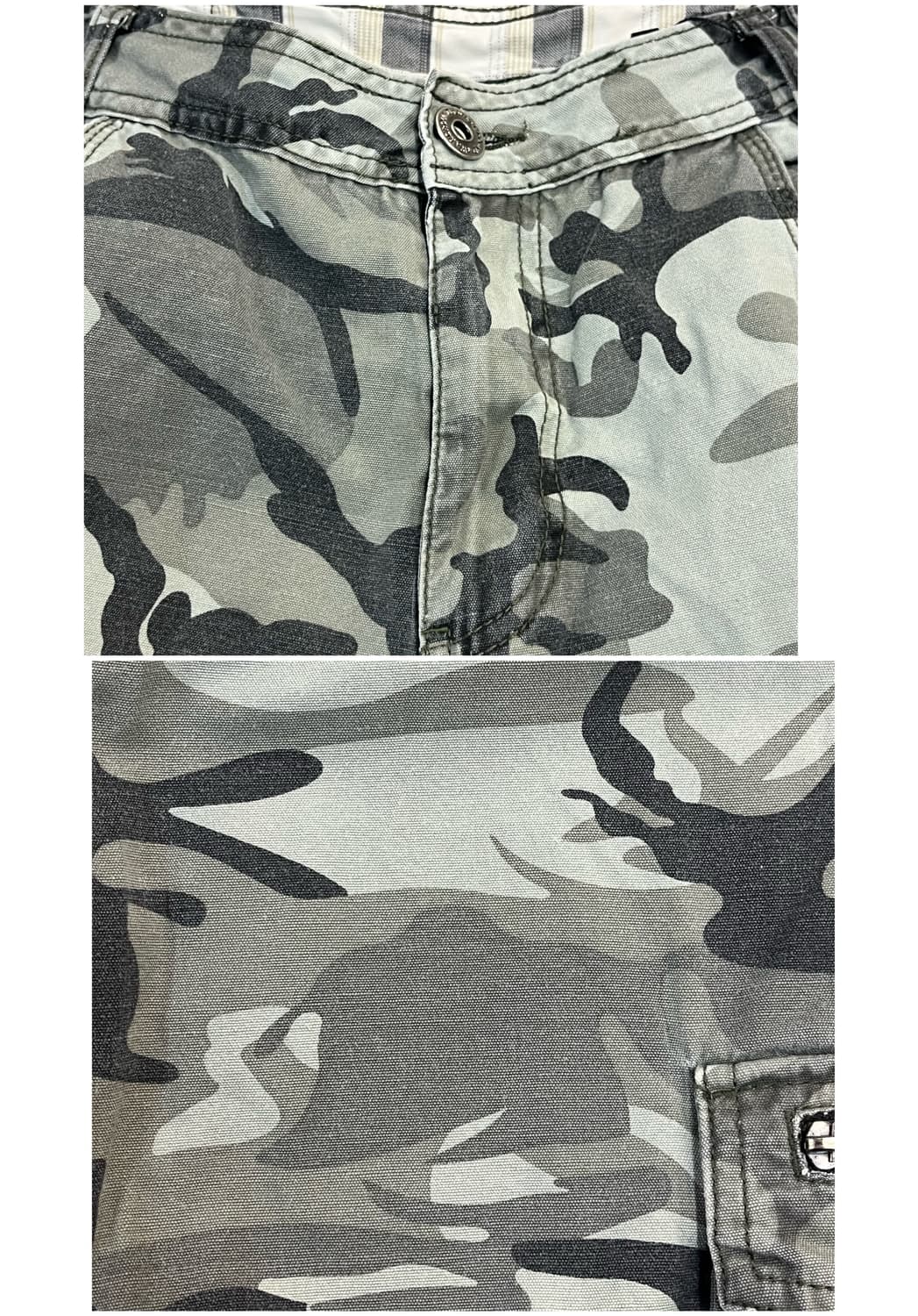 빈티지 카모 카고 하프 팬츠 36 #csz3554 상품이미지6