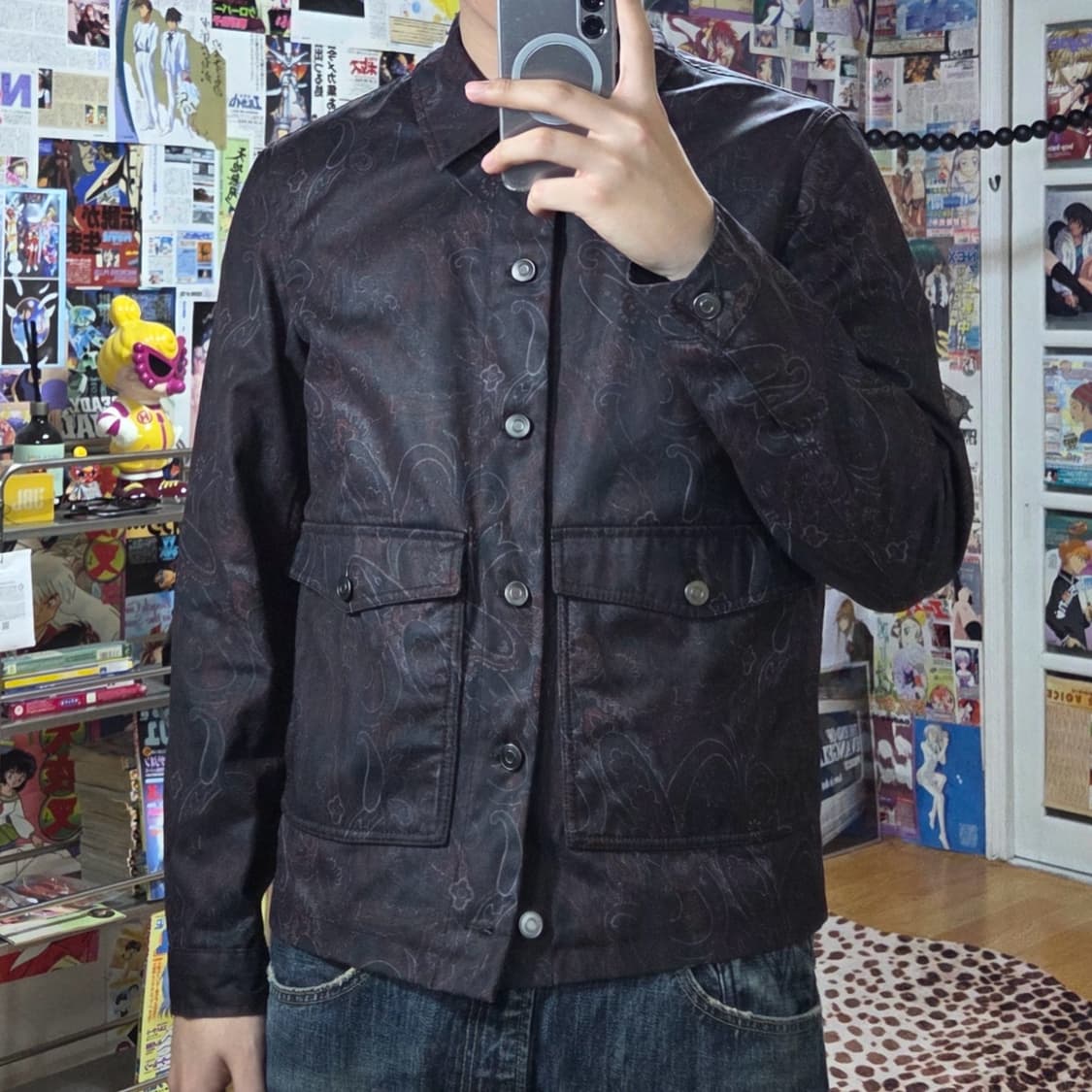 자라 에스닉 패턴 코팅 코튼 트러거 자켓정핏ㅇ 상품이미지1