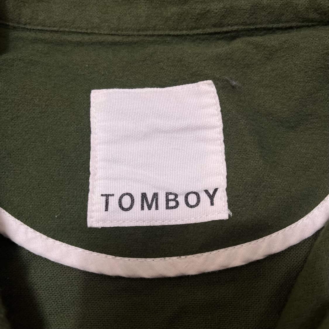 스튜디오 톰보이 여성 코튼 크롭 셔츠 자켓 FREE  상품이미지5