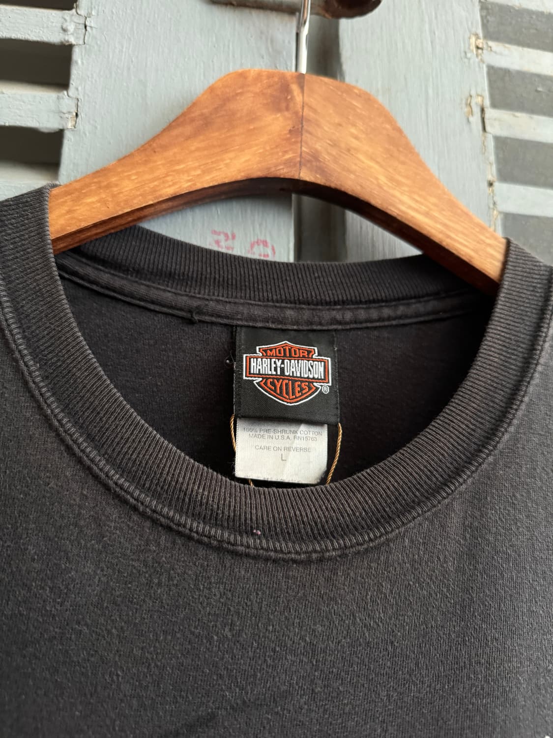 [L]00's 할리데이비슨 Made in USA 뉴욕 챕터 티셔츠 상품이미지3
