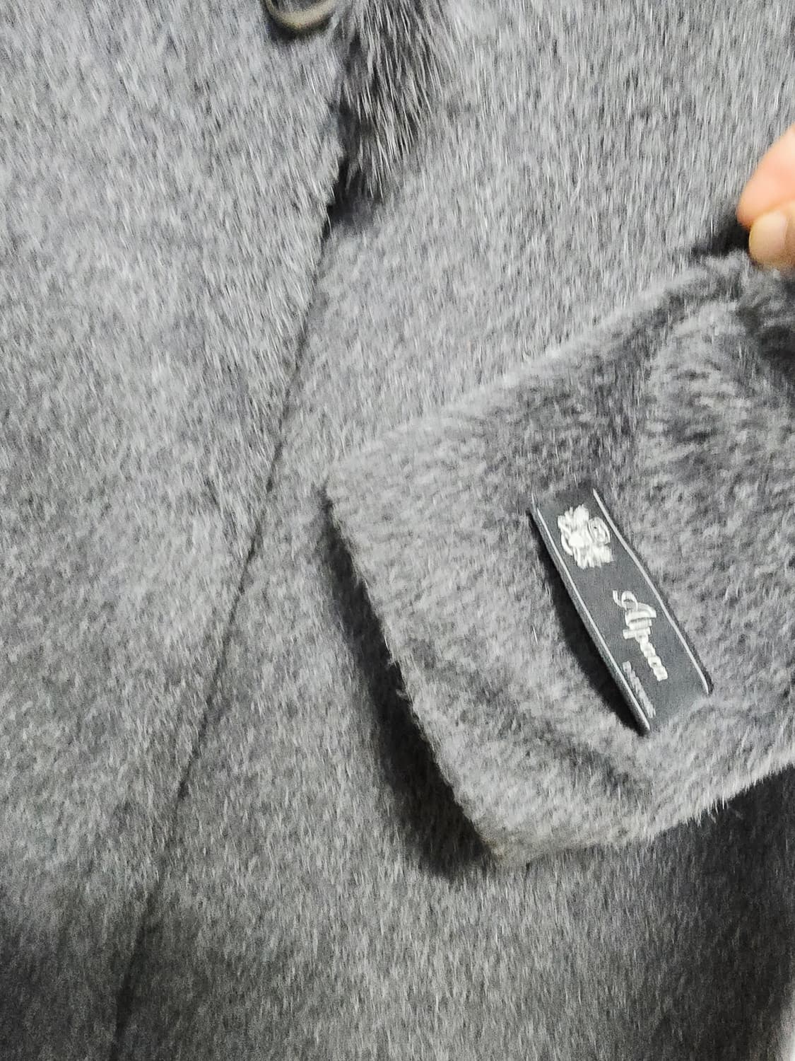 베스티벨리 밍크트리밍 모알파카코트 상품이미지4