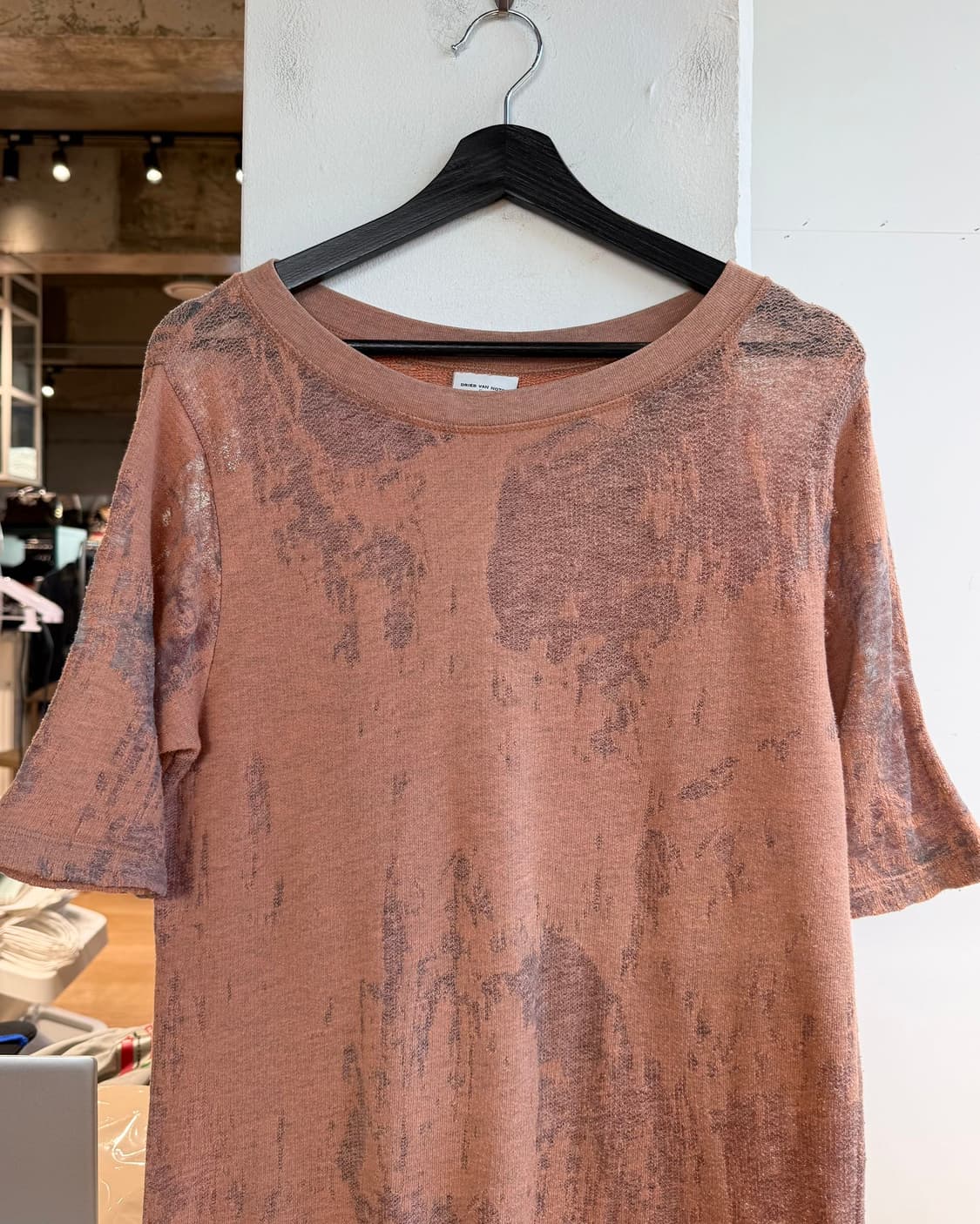 드리스 반 노튼 오렌지 스크래치 하프티  상품이미지3