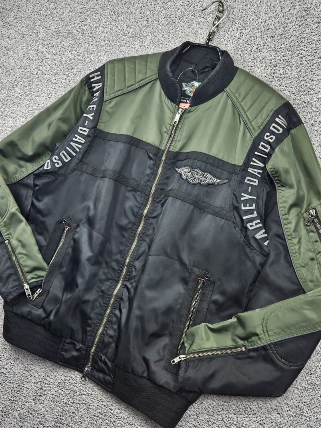 할리데이비슨 모터사이클 봄버 레이싱 자켓 ( L ) / 11670 상품이미지4
