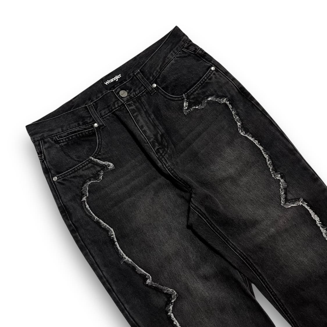 랭글러 디스트로이드 인디고 웨스턴 흑청 데님팬츠 상품이미지4