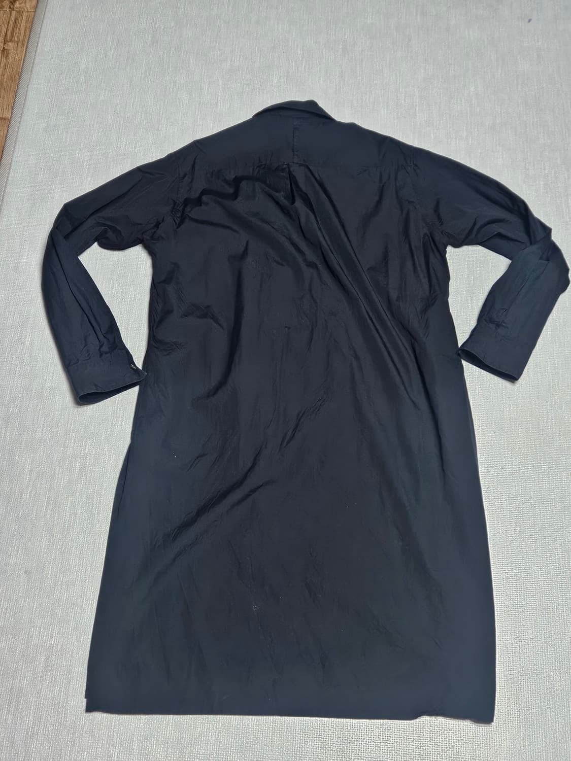 요지 야마모토 S'YTE 레오파드 패널 롱셔츠  상품이미지4