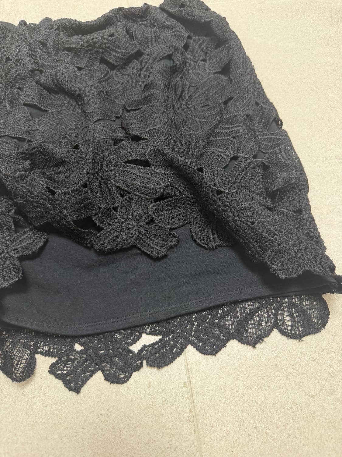 플라워 레이스 스커트 lace midi skirt 상품이미지3