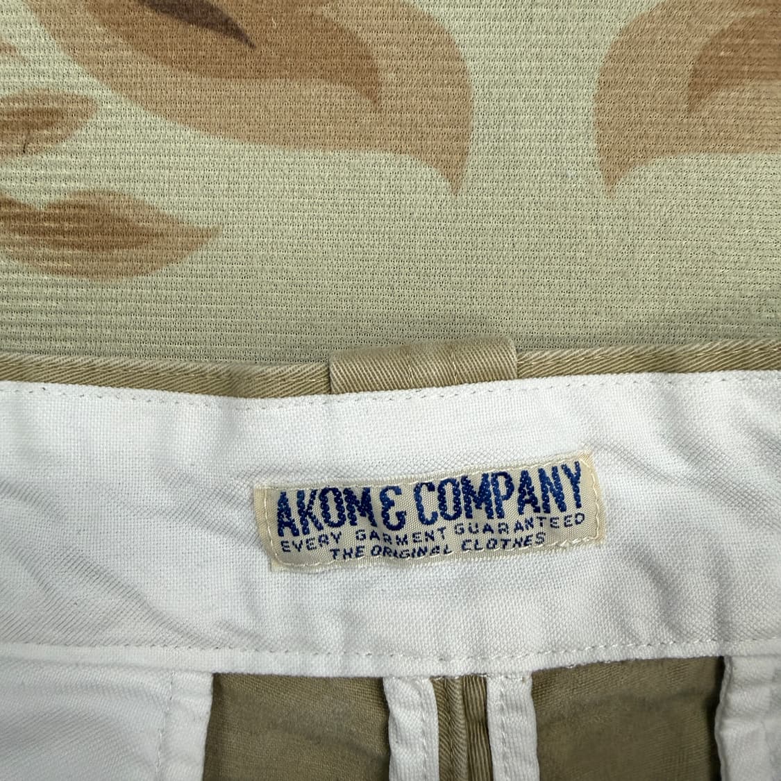 (M)아콤 AKOM&COMPANY 와이드 투턱 치노팬츠 상품이미지2