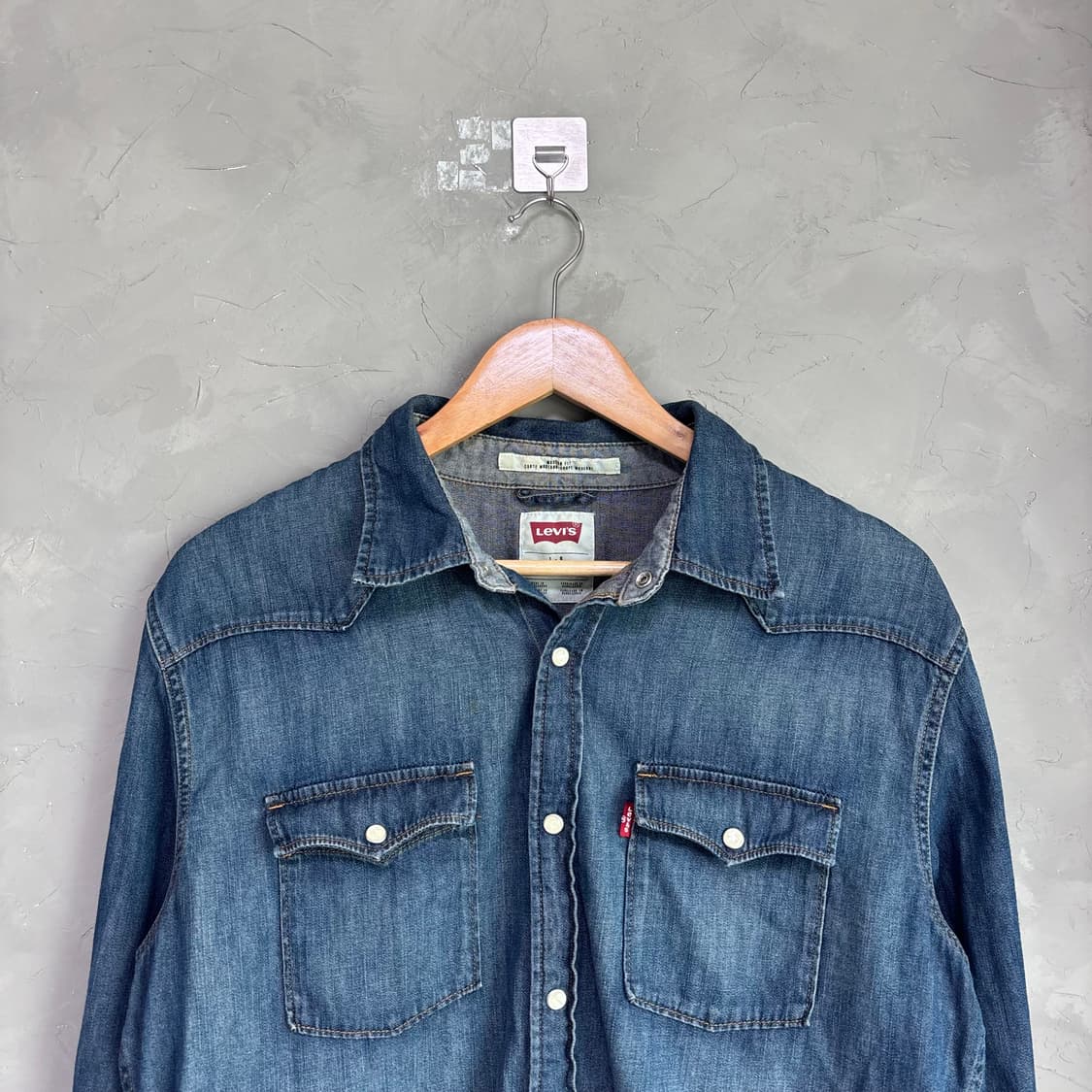 리바이스 웨스턴 데님 셔츠 상품이미지2