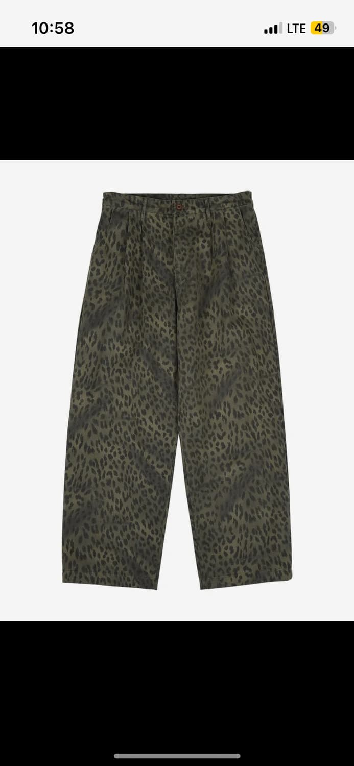 ersco 이알에스코 레오파드 팬츠  상품이미지1