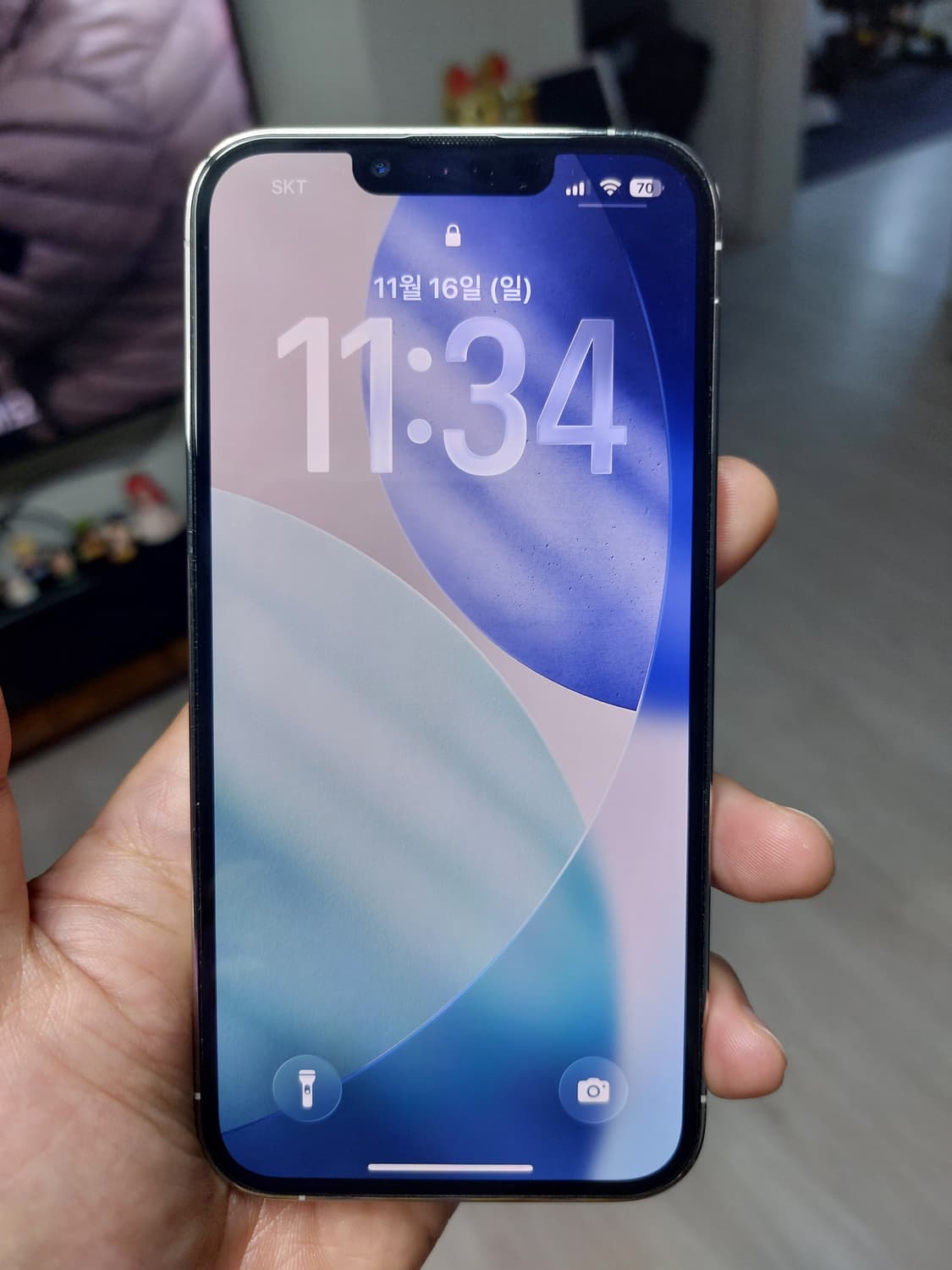 아이폰 13PRO 화이트 티타늄 512GB 홍콩판(무음카메라, 듀얼유심) 상품이미지1