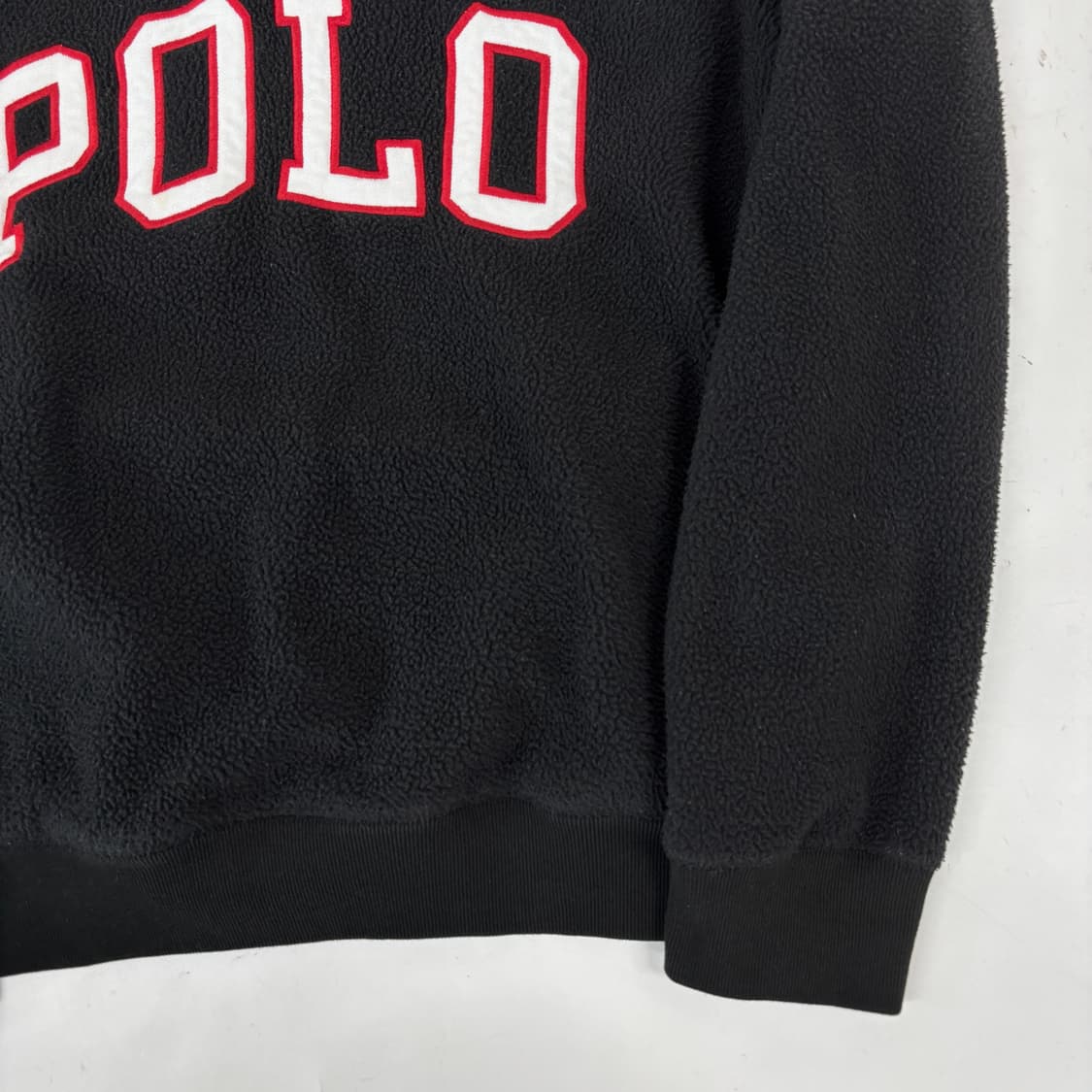 폴로 스펠아웃 반집업 후리스 상품이미지5