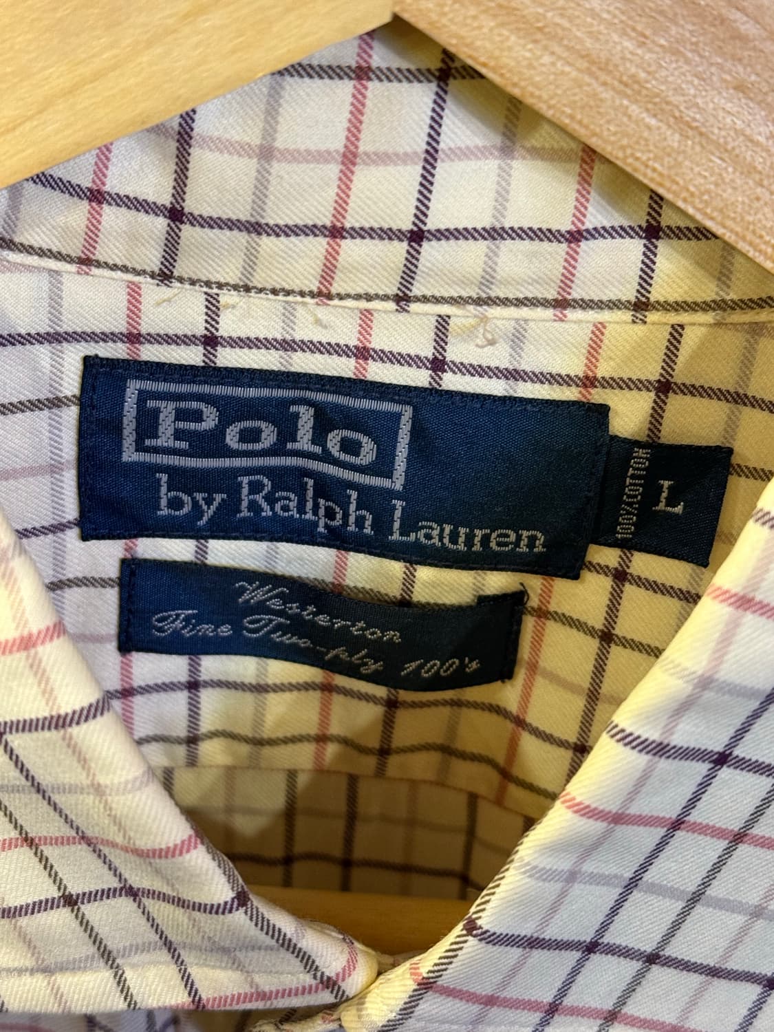 폴로 랄프로렌 스트라이프 체크셔츠 상품이미지2