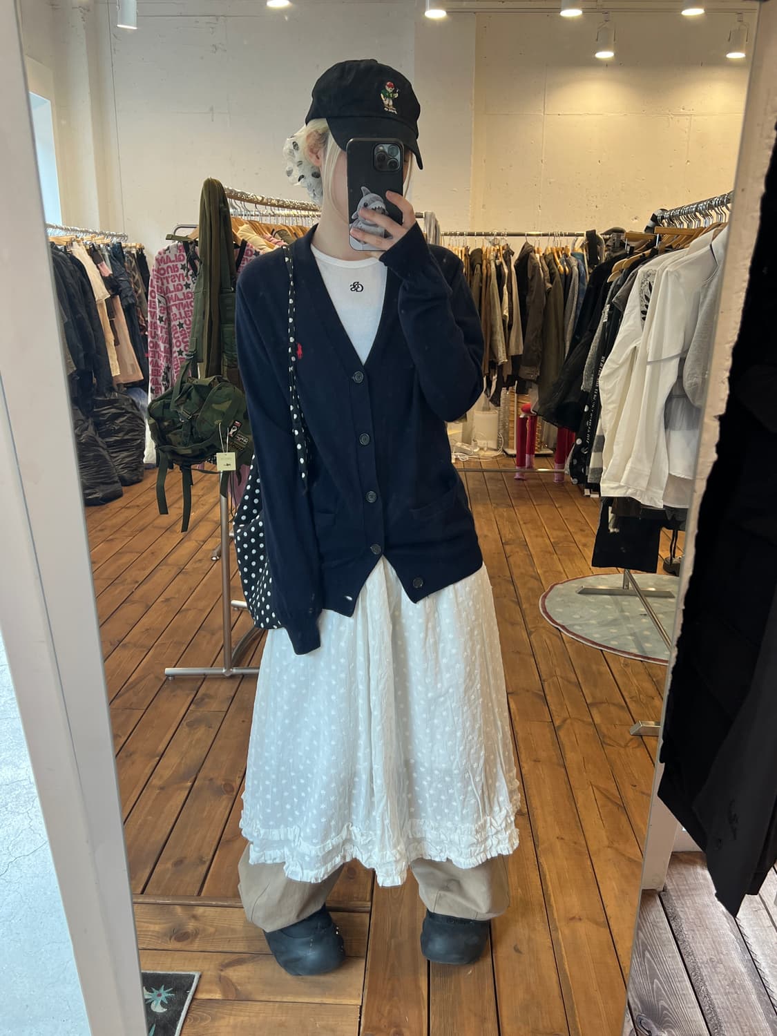 폴로 네이비 니트 가디건 상품이미지3