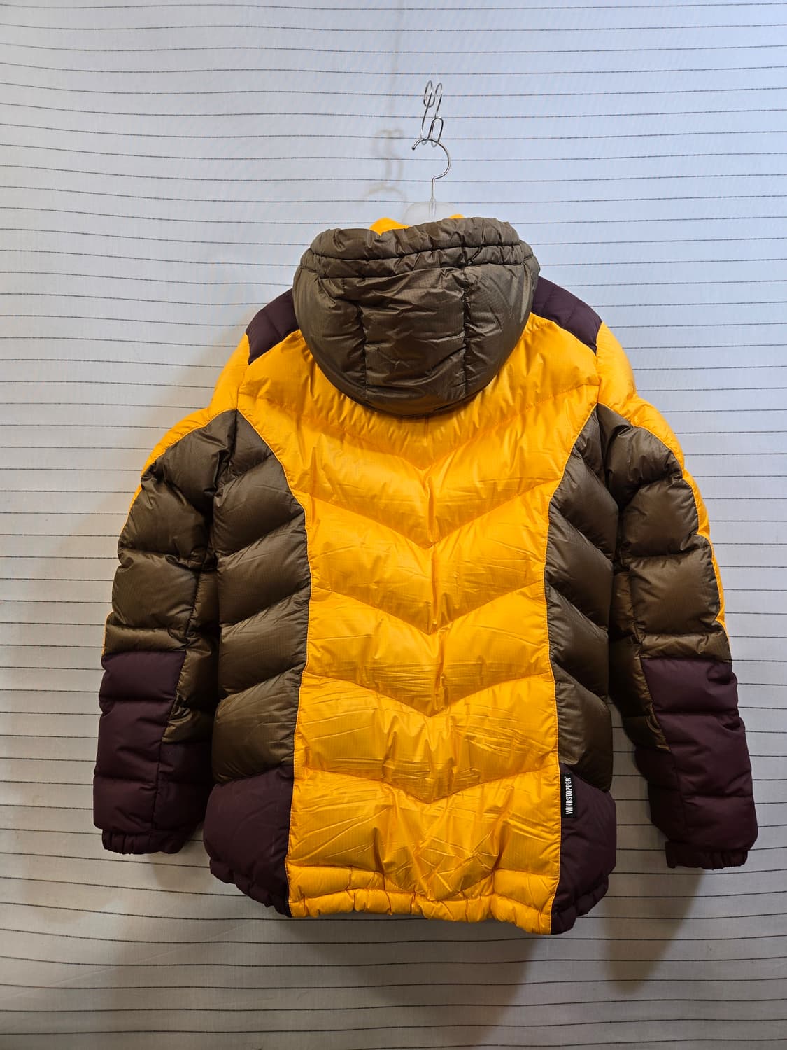 몽벨 EX 라이트 다운 패딩 옐로우 브라운 상품이미지10