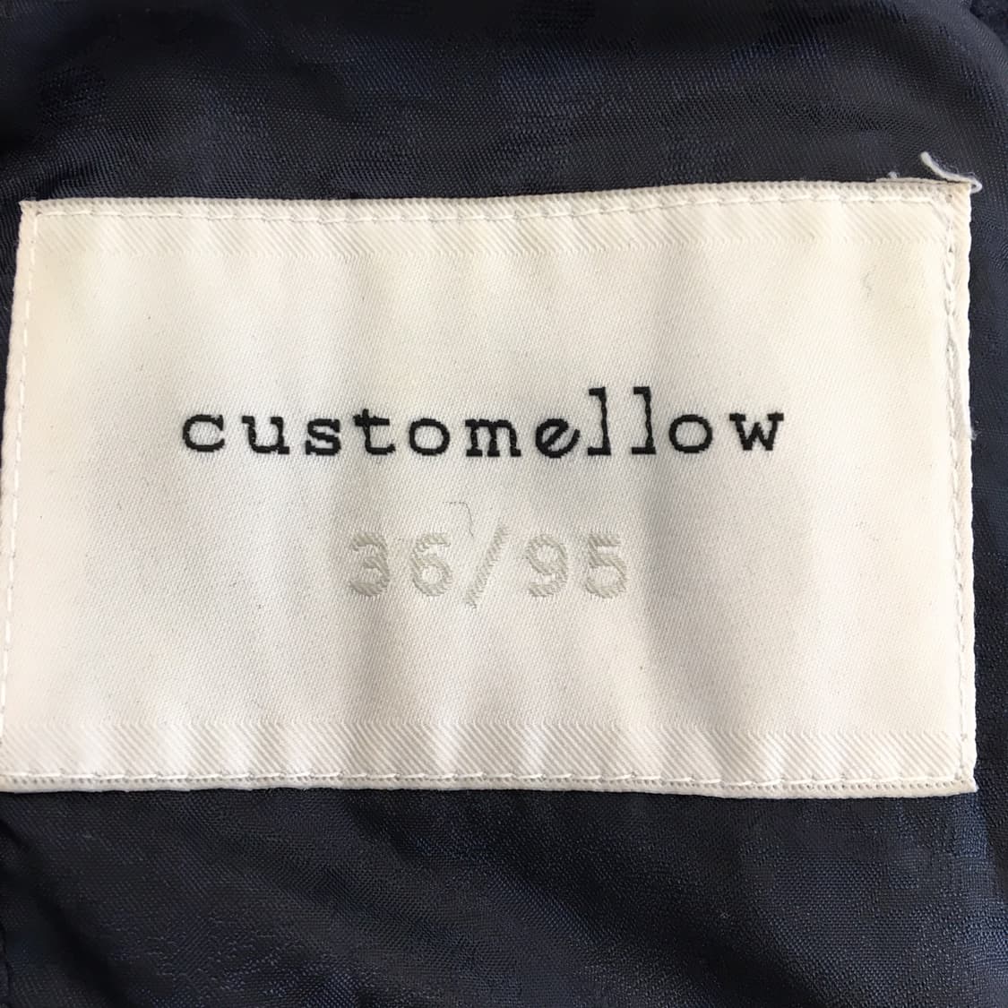 커스텀멜로우 짜임패턴 울 모직코트 90-슬림 95  상품이미지7