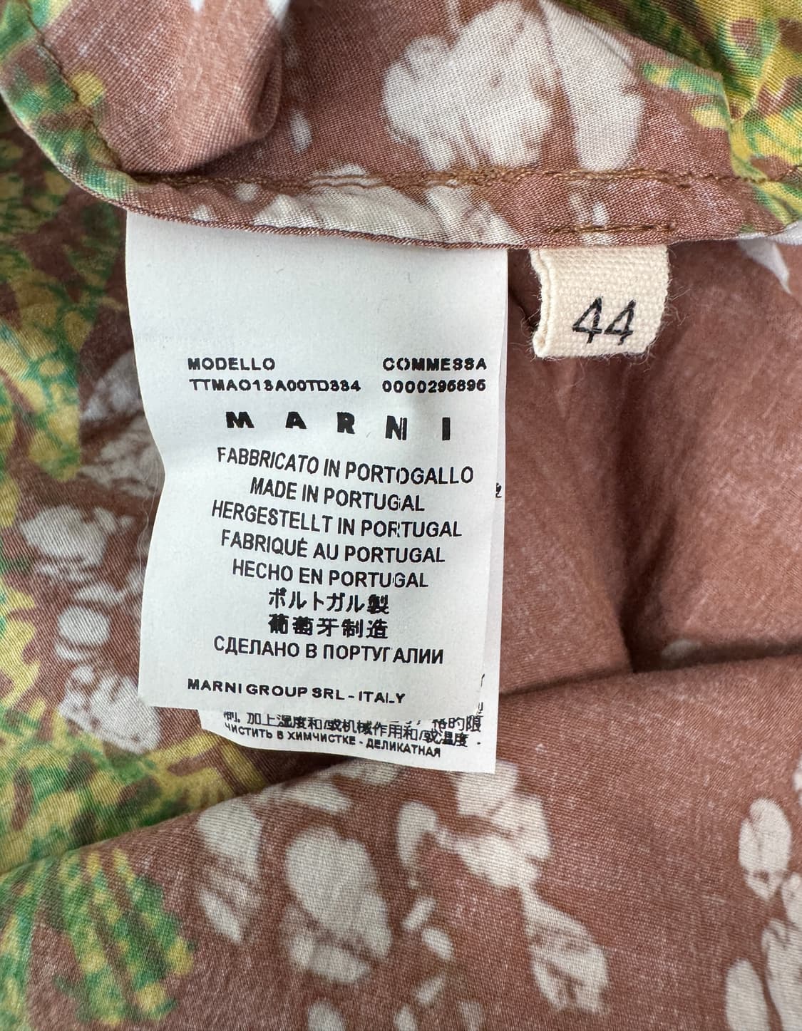 MARNI 마르니 플라워 프린팅 민소매 블라우스 44 상품이미지6