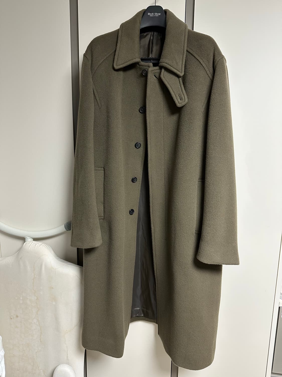 유스 23fw 맥코트 (카키브라운) L사이즈 판매 상품이미지1