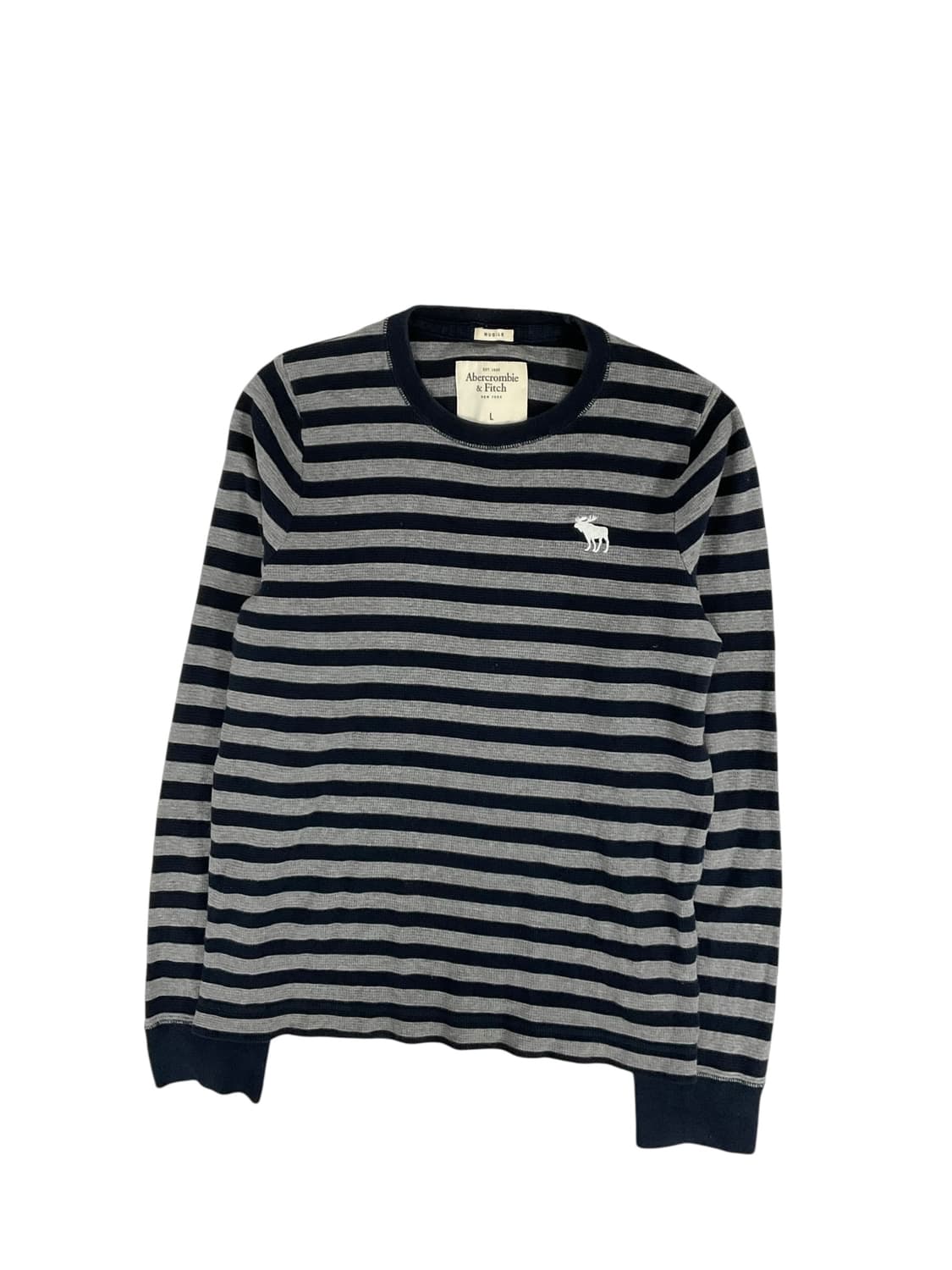 아베크롬비 스트라이프 와플 티 (L) 상품이미지1