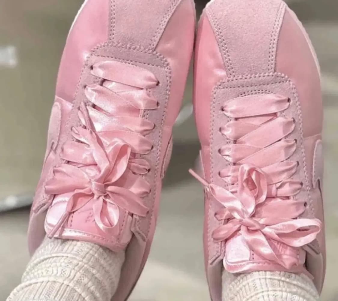 나이키우먼스코르테즈 발레코어스니커즈 베이비핑크운동화아디다스퓨마히메갸루 상품이미지2