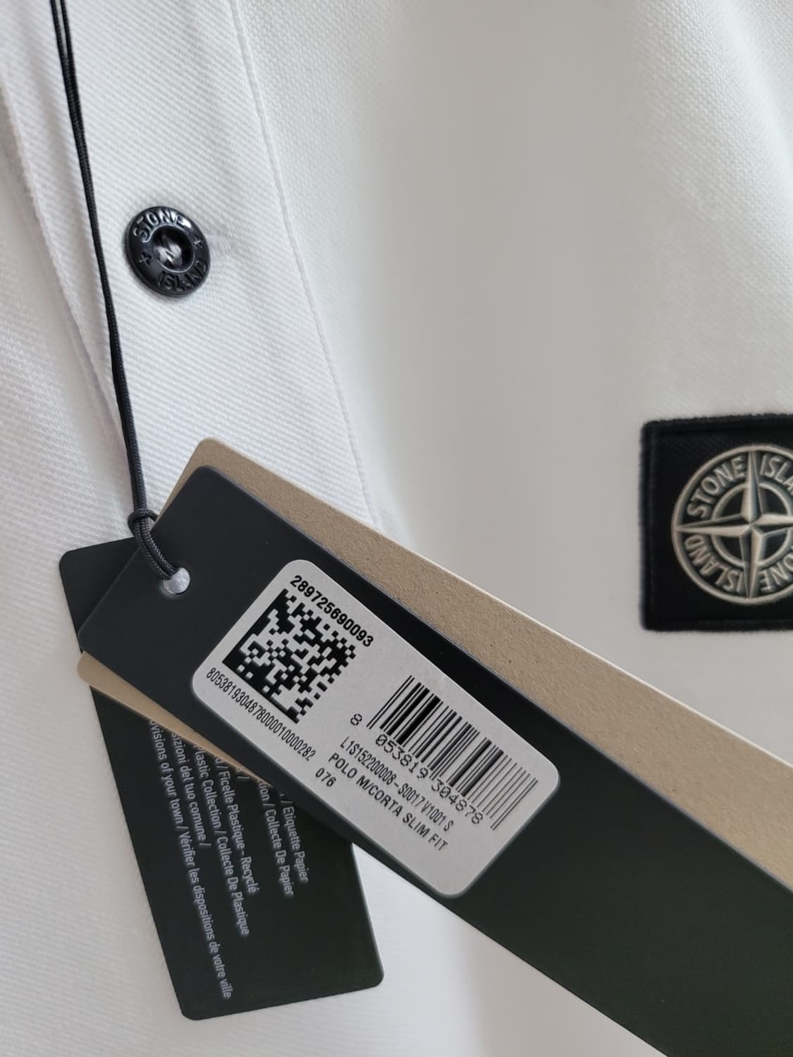✍️ [새상품/정품] 스톤아일랜드 오가닉 피케 슬림핏 폴로 티셔츠   상품이미지4
