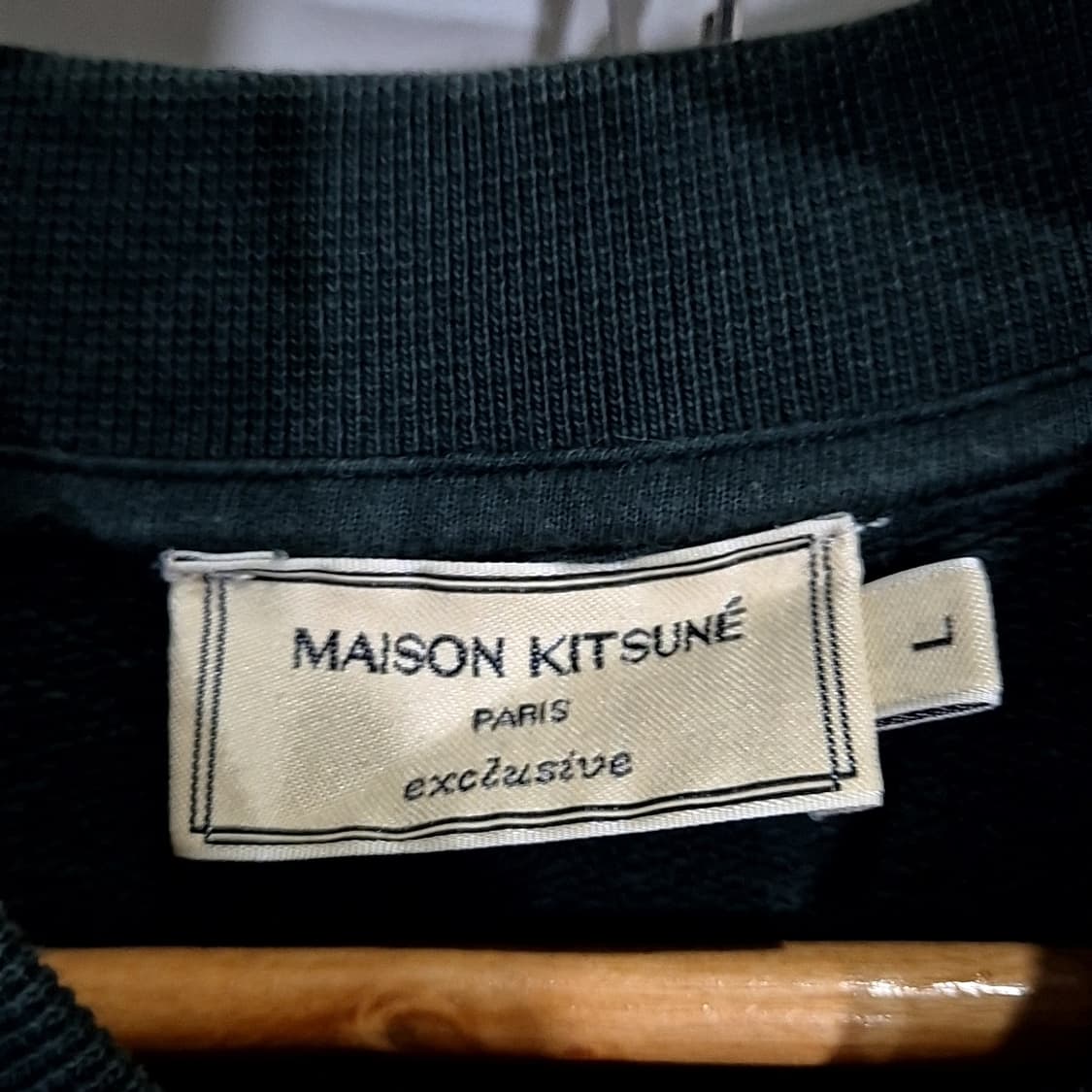 메종키츠네 태극기 폭스 헤드 맨투맨 상품이미지5