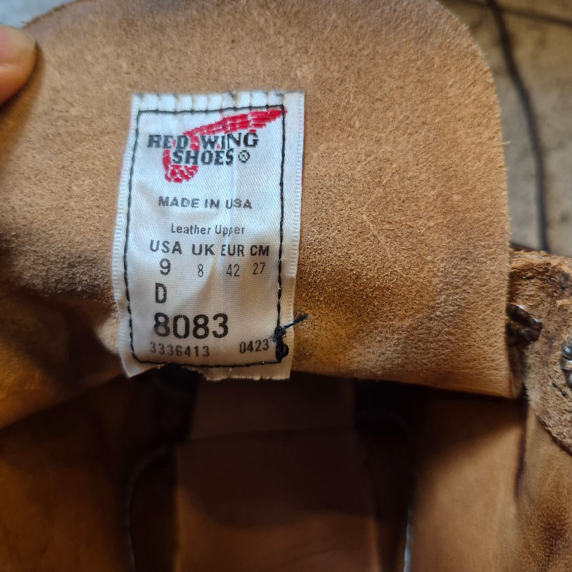 레드윙 아이언레인저 8083 호손 뮬스키너 270 판매합니다. 상품이미지6