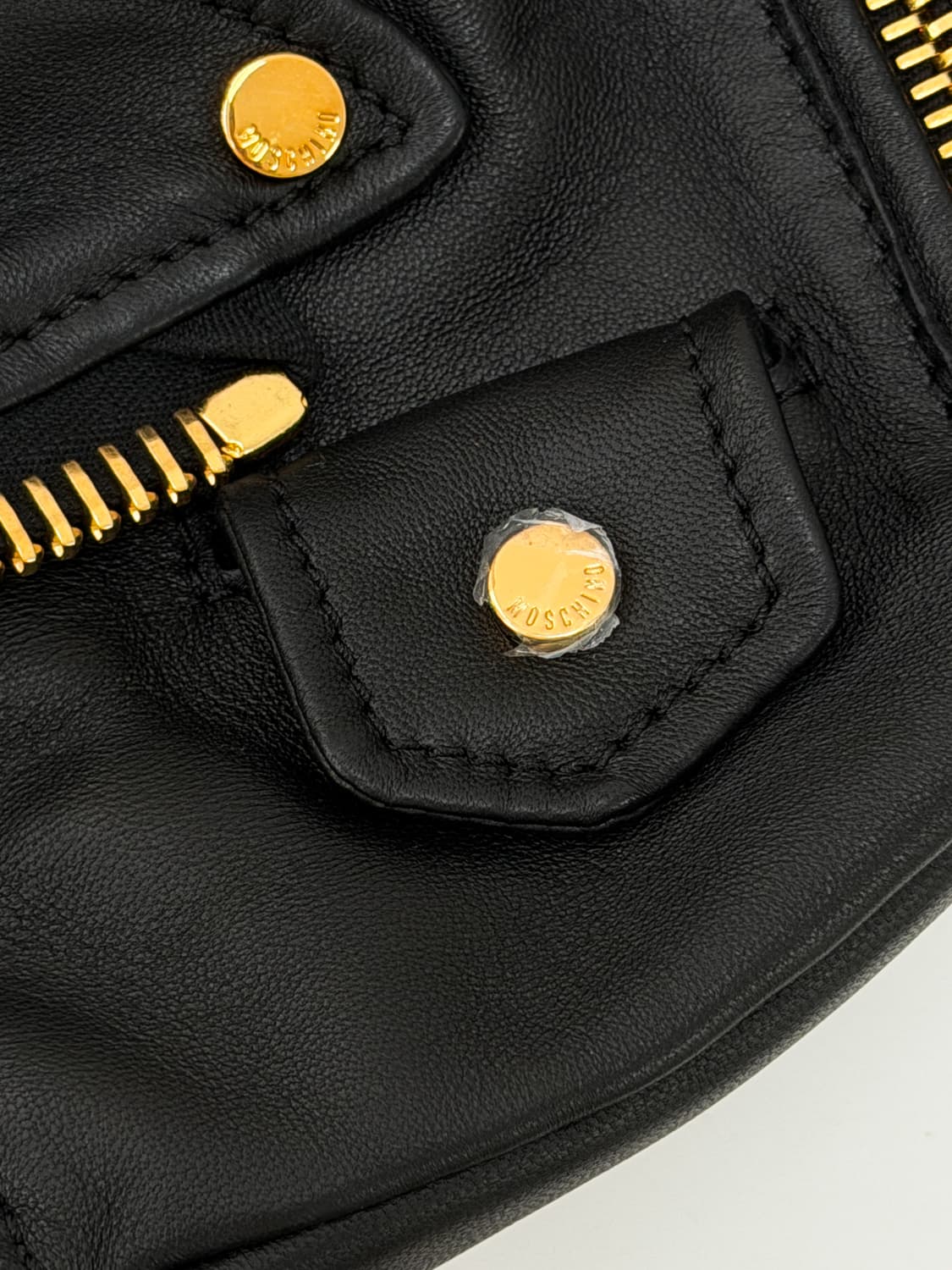 모스키노 바이커 레더 호보백 상품이미지9