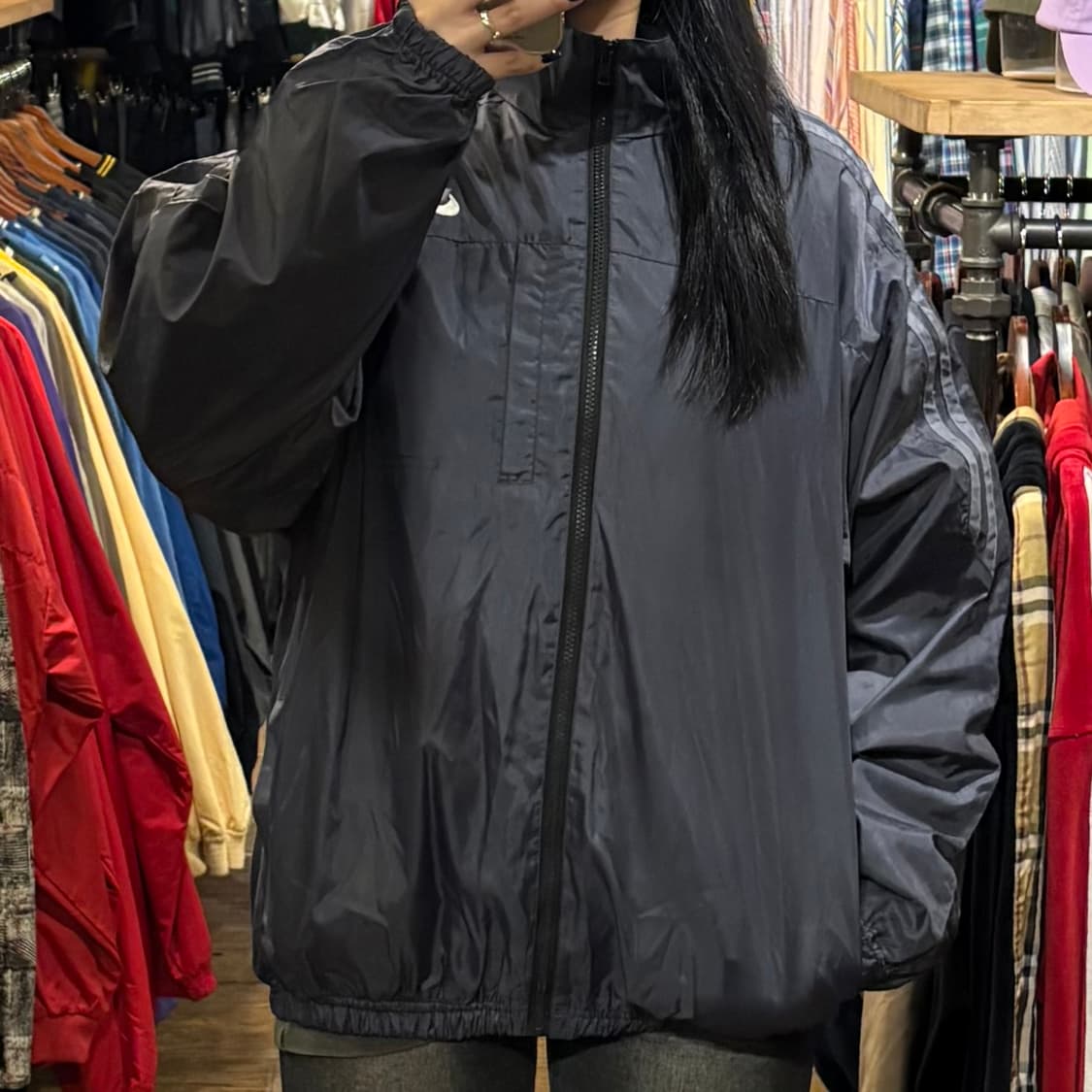 [HI] 나이키 바람막이 다크네이비 상품이미지2