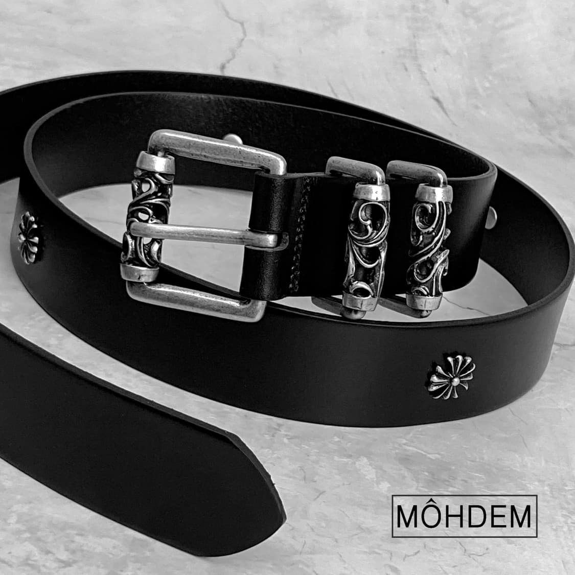 [리얼레더] 투링 크롬 소가죽 벨트 상품이미지10