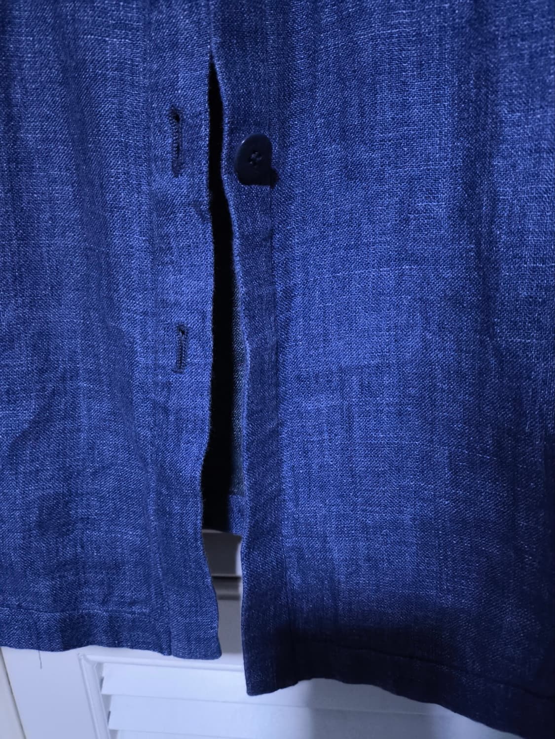38 아르마니 꼴레지오니 데님 자켓 노카라 상품이미지5
