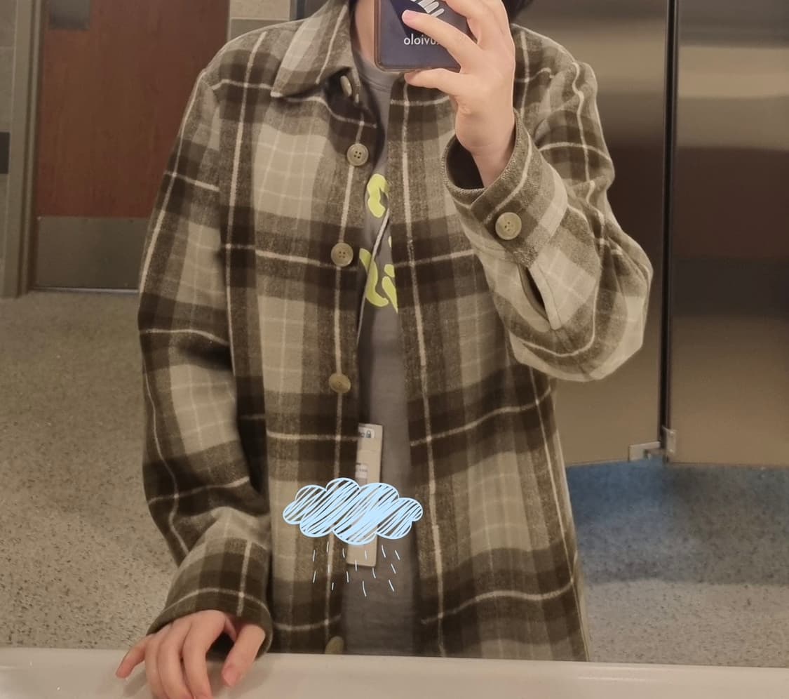 아르켓 arket 울 체크 셔츠 상품이미지3