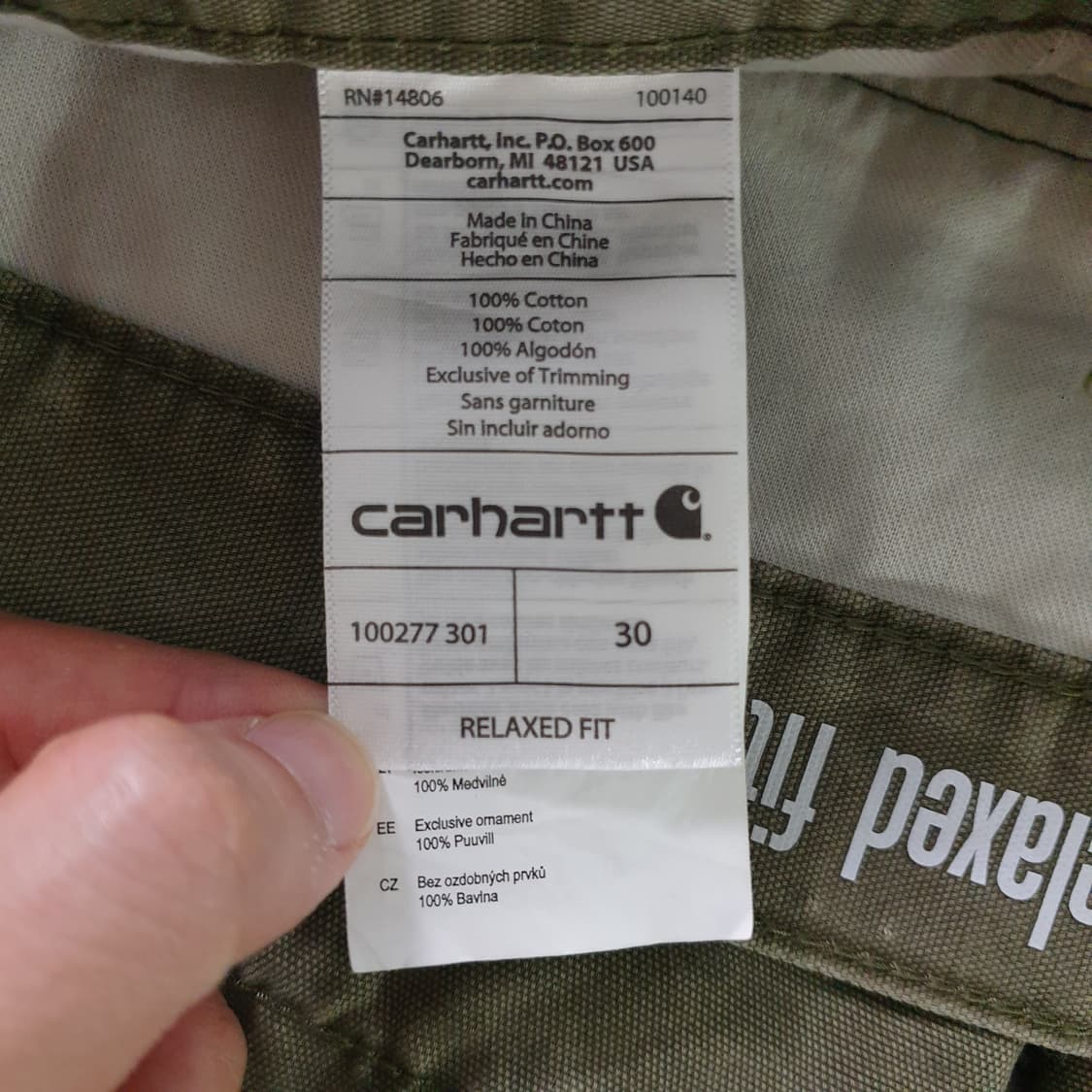 [무료배송] Carhartt 카고 반바지 상품이미지7