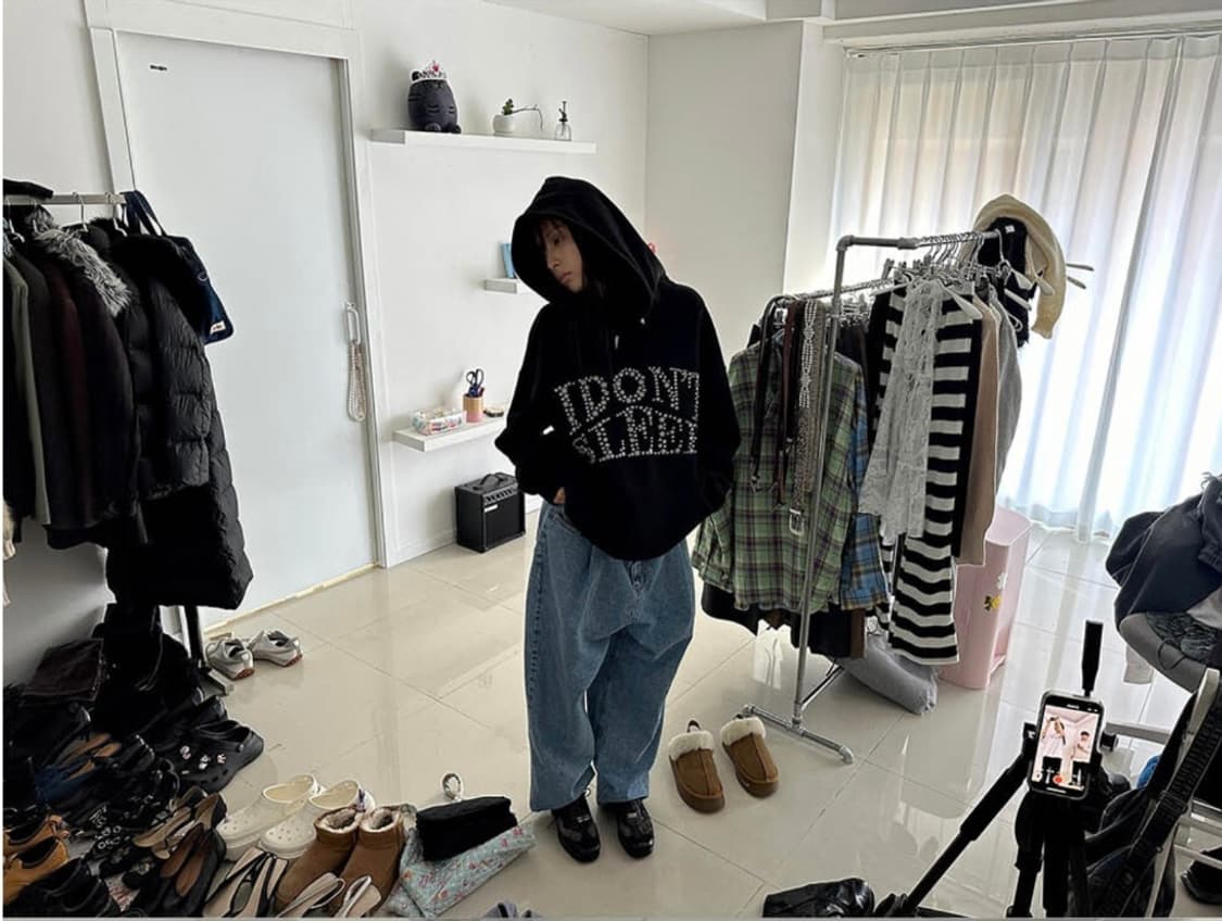 SATOMIRADIO  Twinky hoodie(b)  상품이미지1