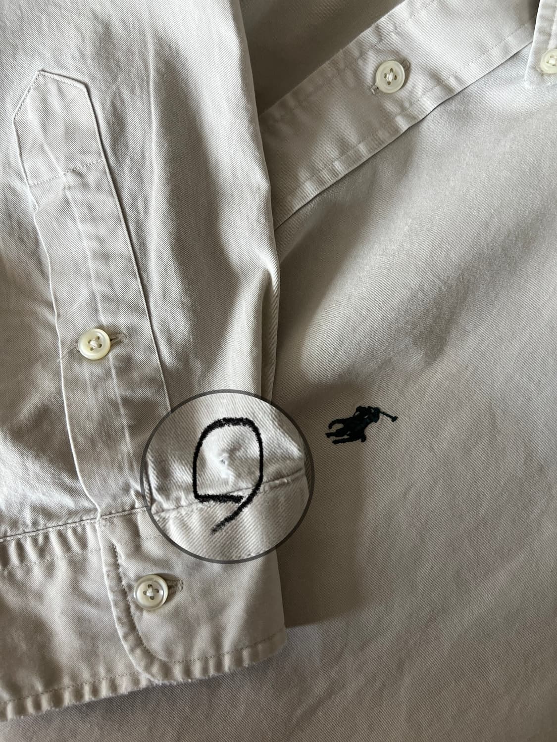 폴로 랄프로렌 옥스포드 긴팔 셔츠 110- 상품이미지7