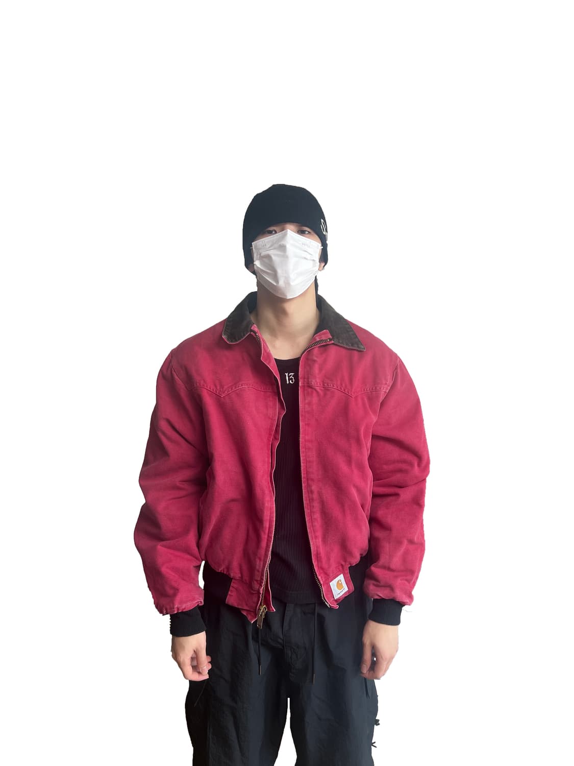 칼하트 빈티지 산타페 자켓 JQ2100 red 판매합니다 상품이미지1