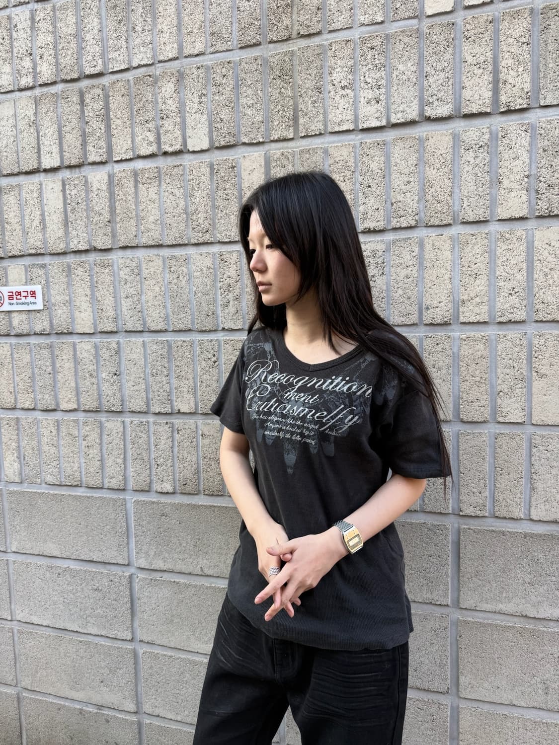 페더 아트워크 반팔 티셔츠 상품이미지7