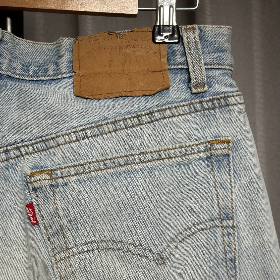 빈티지 90s 리바이스 501 USA 연청 33 상품이미지4