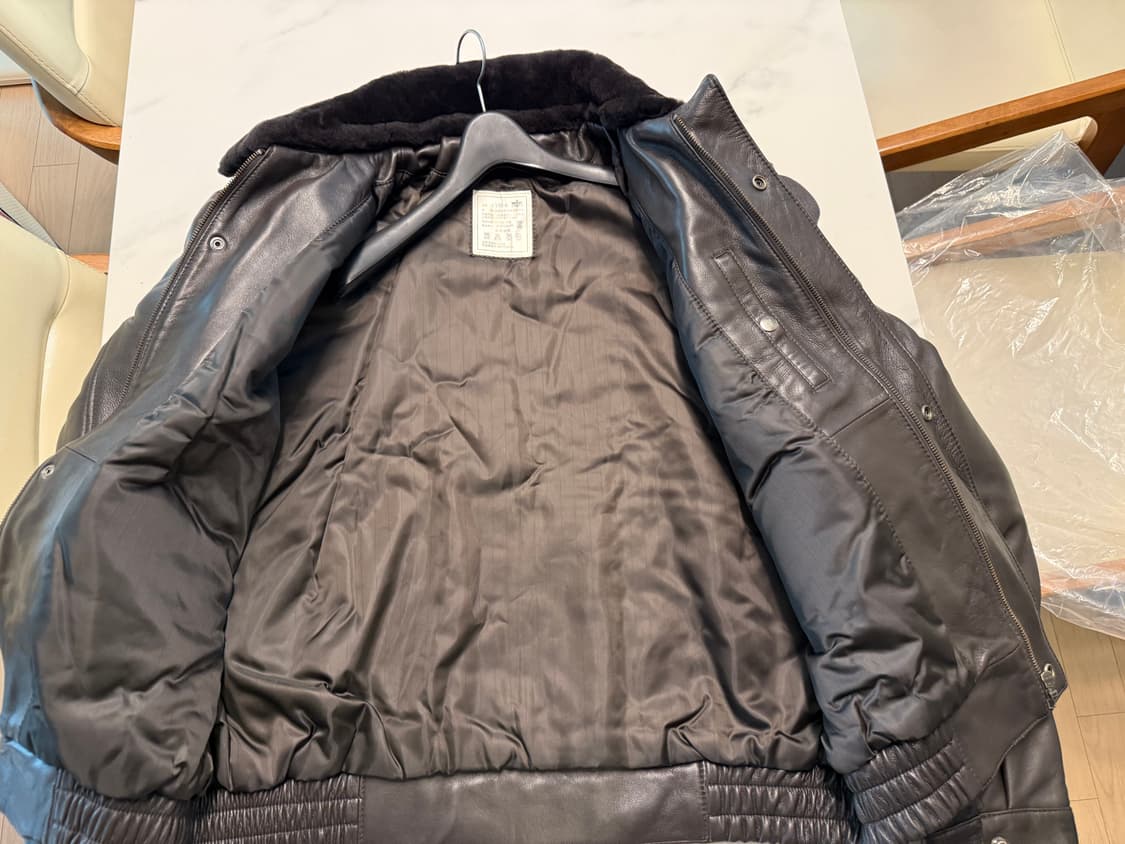 가죽 군용 항공 점퍼 XXL(110) 새상품 상품이미지3