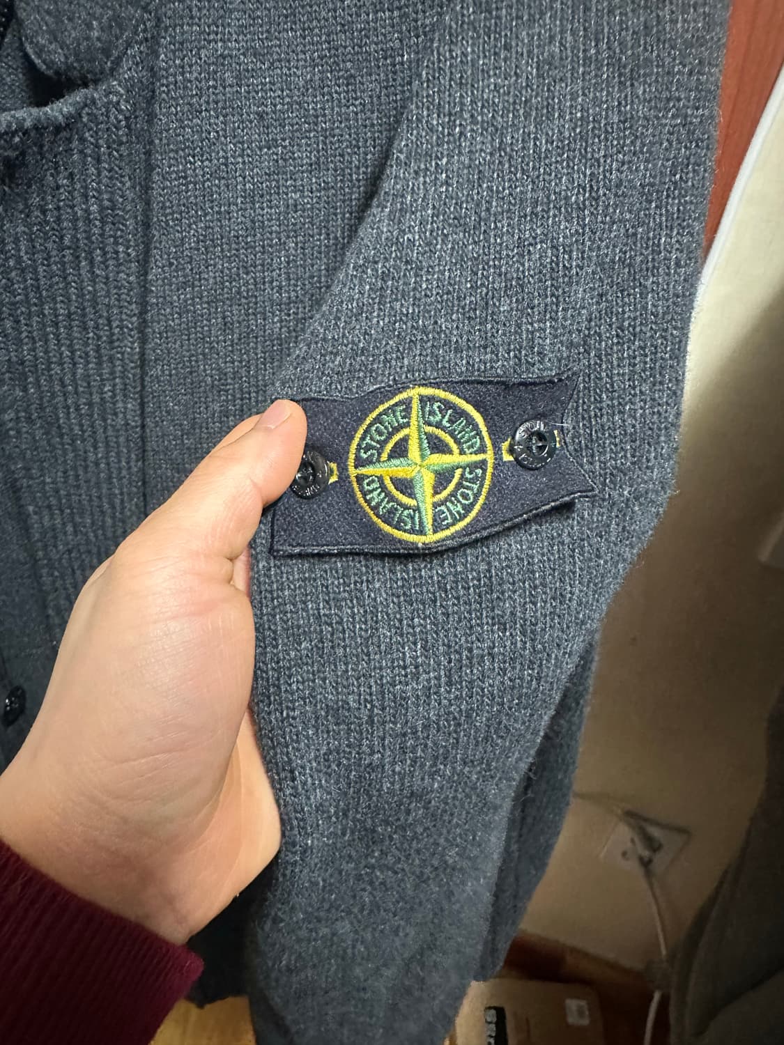 스톤 아일랜드 니트 집업 가디건 상품이미지2